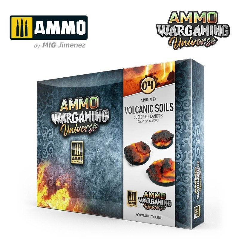 MUNITIONS de Mig Jimenez 7923 AMMO WARGAMING UNIVERSE 04 - Sols Volcaniques
