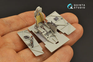 Intérieur imprimé en 3D et coloré sur papier décalcomanie Quinta Studio QD48230 Fiat CR.42 (Italeri) 1/48 – Bild 10