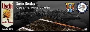 Uschi van der Rosten 3022 Scenic Display &amp;#39;USS Enterprise CVN-65&amp;#39; rectangulaire 1/72