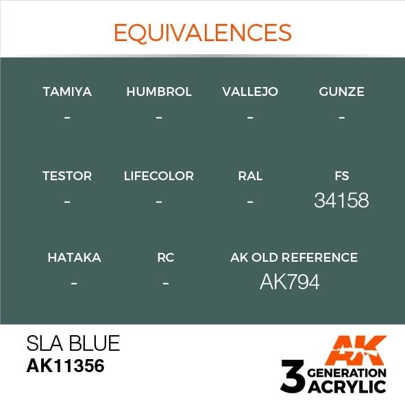 AK Interactive AK11356 SLA Bleu 17 ml – Bild 3