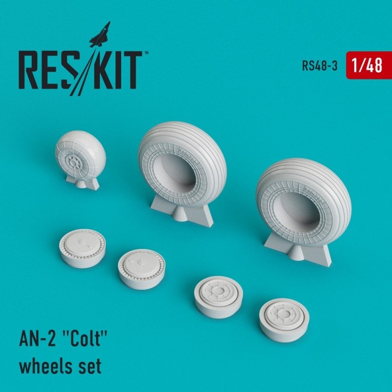 RESKIT RS48-0003 AN-2 « Colt » jeu de roues 1/48