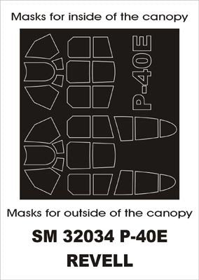 Montex SM32034 P-40E REVELL 