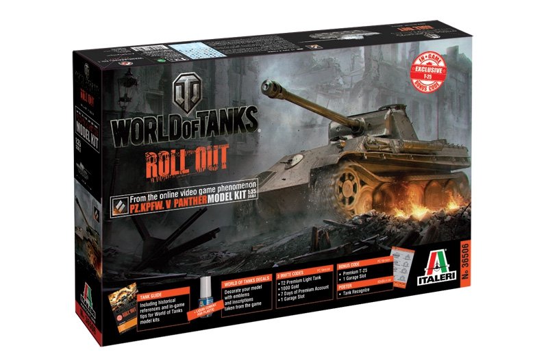 Italeri 36506 World of Tanks - Pz. Kpfw. V Panther