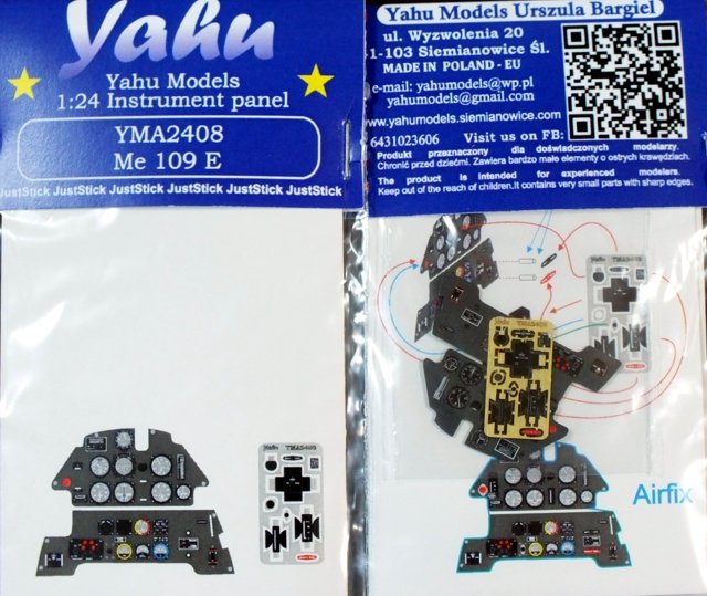 Yahu YMA2408 Me-109 E Trompettiste / Airfix (1/24) 