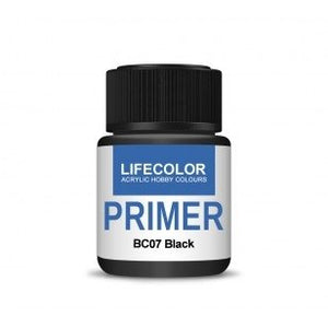 Apprêt acrylique noir Lifecolor BC07 22 ml – image 2