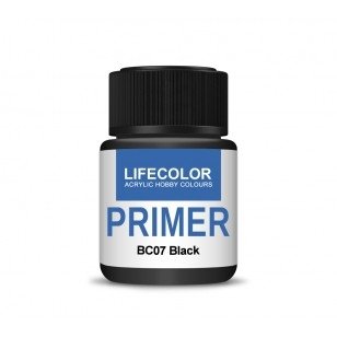 Apprêt acrylique noir Lifecolor BC07 22 ml – image 2