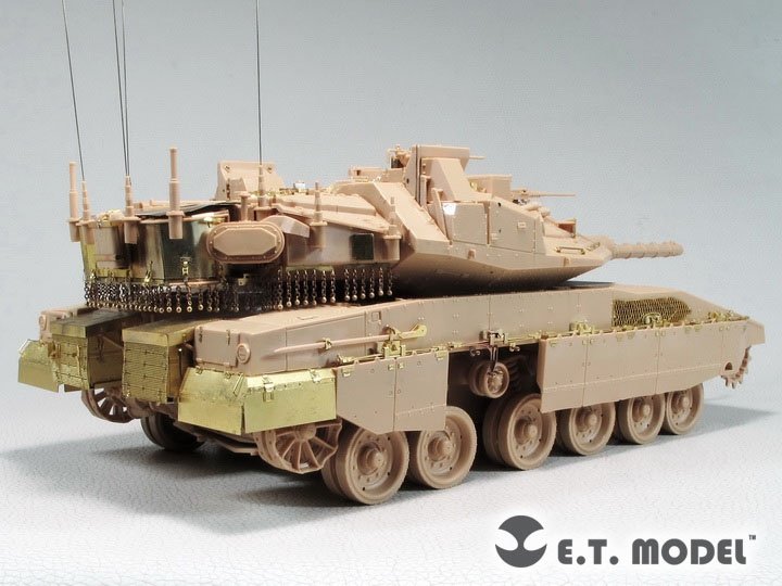 ET Model E35-286 Merkava Mk.4M israélien avec système de protection active Trophy et jupes latérales pour kit Meng 1/35