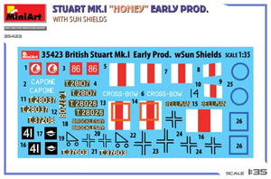 MiniArt 35423 Stuart Mk.I “Honey” Early Prod. w/Sun Shields 1/35 – zdjęcie 2