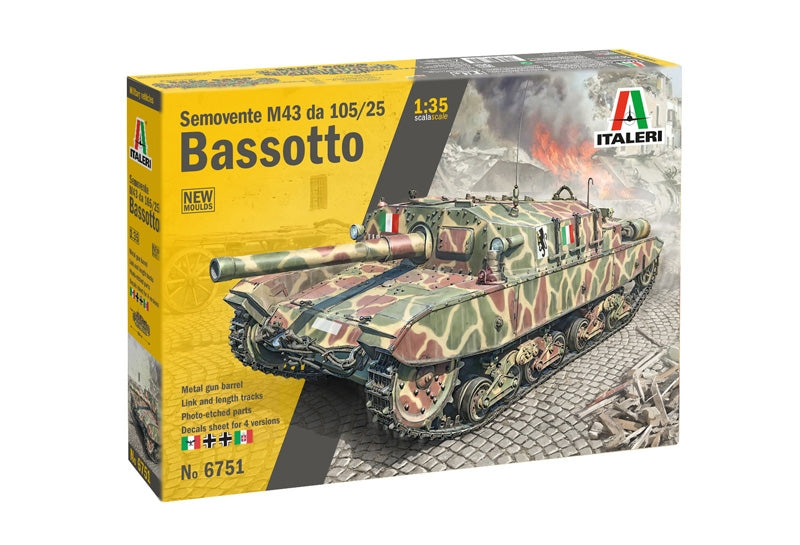 Italeri 6751 Semovente M43 de 105/25 Bassotto 1/35 – immagine 2
