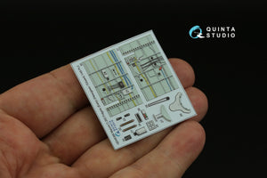 Quinta Studio QD48389 Macchi C.202 Folgore Early Intérieur imprimé en 3D et coloré sur papier décalcomanie (Hasegawa/Eduard) 1/48  – immagine 7