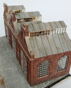RT-Diorama 35285 Socle de diorama : « Hangars industriels » 1/35 – image 8