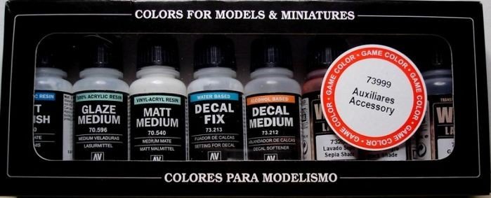 Ensemble d&amp;#39;accessoires Vallejo 73999 (8 couleurs)