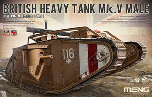 Figurine Meng TS-020 Char lourd britannique Mk.V Homme