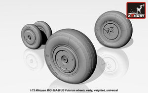 Armory Models AW72037 Roues lestées Fulcrum pour Mikoyan MiG-29A/B/UB, échelle 1/72 (début de la série)  – immagine 5
