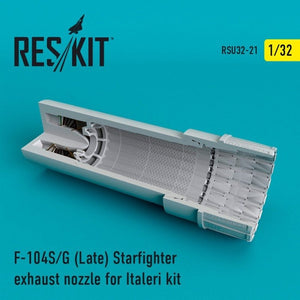 RESKIT RSU32-0021 Tuyère d&amp;#39;échappement F-104 Starfighter (S/G Late) pour maquette Italeri au 1/32