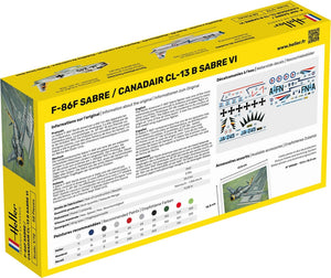 Heller 56277 F-86F SABRE / CANADAIR CL-13 B SABRE VI - Kit de démarrage 1/72 – immagine 2