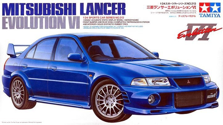 Tamiya 24213 Mitsubishi Lancer Evolution VI 1/24