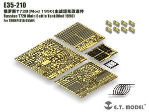 Maquette ET E35-210 Char de combat principal russe T72B (Mod. 1990) (Pour TRUMPETER 05564) (1/35)