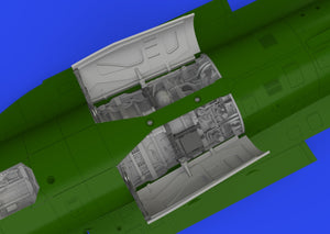 Eduard 648984 Baies de train d&amp;#39;atterrissage F-16C (version tardive) - Maquette KINETIC PRINT au 1/48 – imagen 7