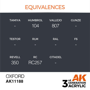 AK Interactive AK11188 OXFORD – STANDARD 17 ml – imagen 3