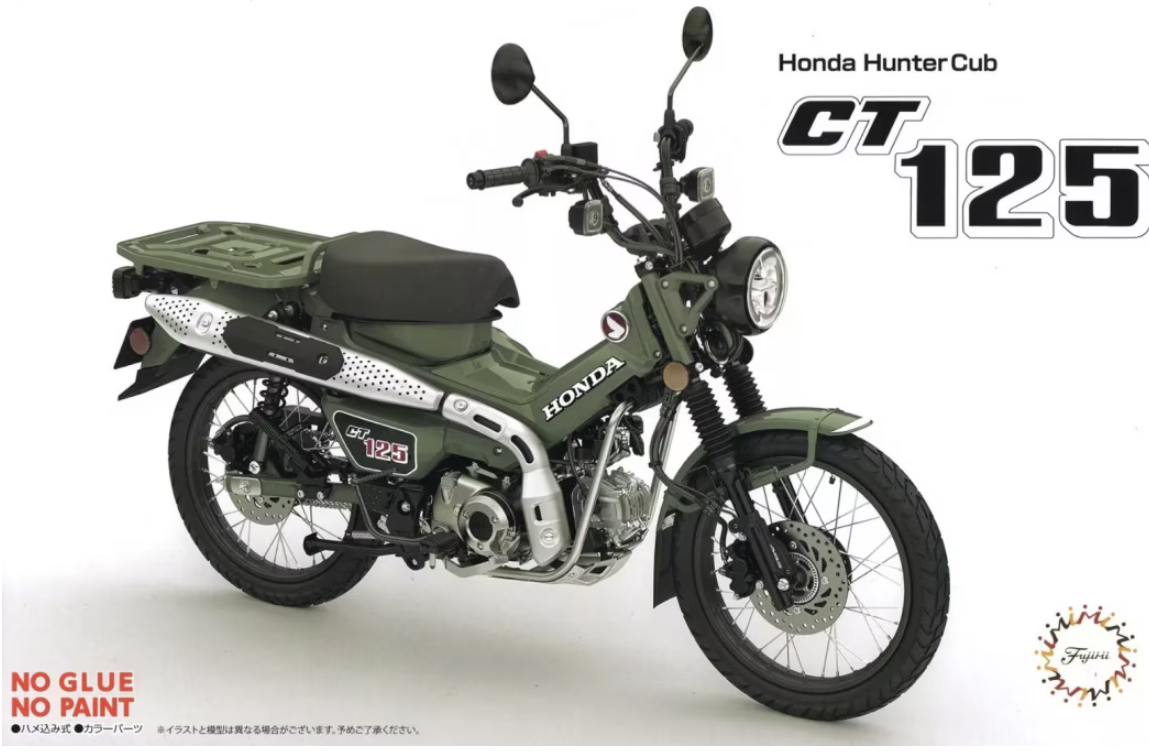 Fujimi 142111 Honda CT125 (Hunter Cub / Vert nacré bio) 1/12
