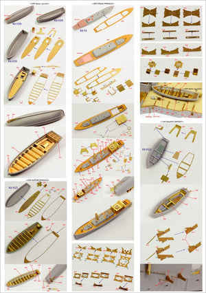 Pontos 23007F1 HMS RODNEY 1942 Kit de détails au 1/200 – image 16