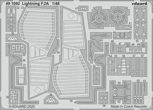 Eduard 491092 Lightning F.2A 1/48 AIRFIX – immagine 2