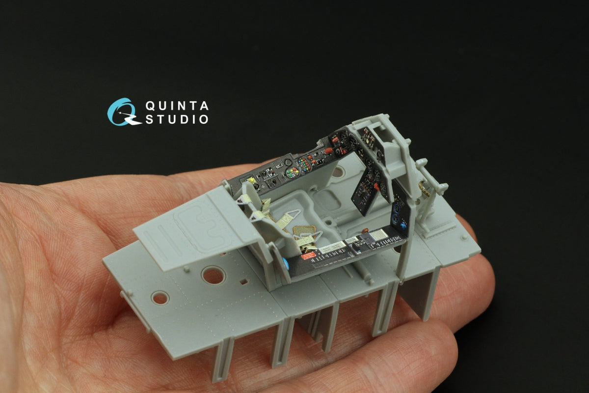 Intérieur coloré imprimé en 3D sur papier décalcomanie Quinta Studio QD32221 FW 190A-4 (Zoukei Mura SWS) 1/32 – image 10