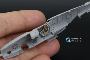 Intérieur imprimé en 3D et coloré sur papier décalcomanie pour P-51B/P-51C Mustang (Arma Hobby) - Quinta Studio QD72219, échelle 1/72 – Bild 4