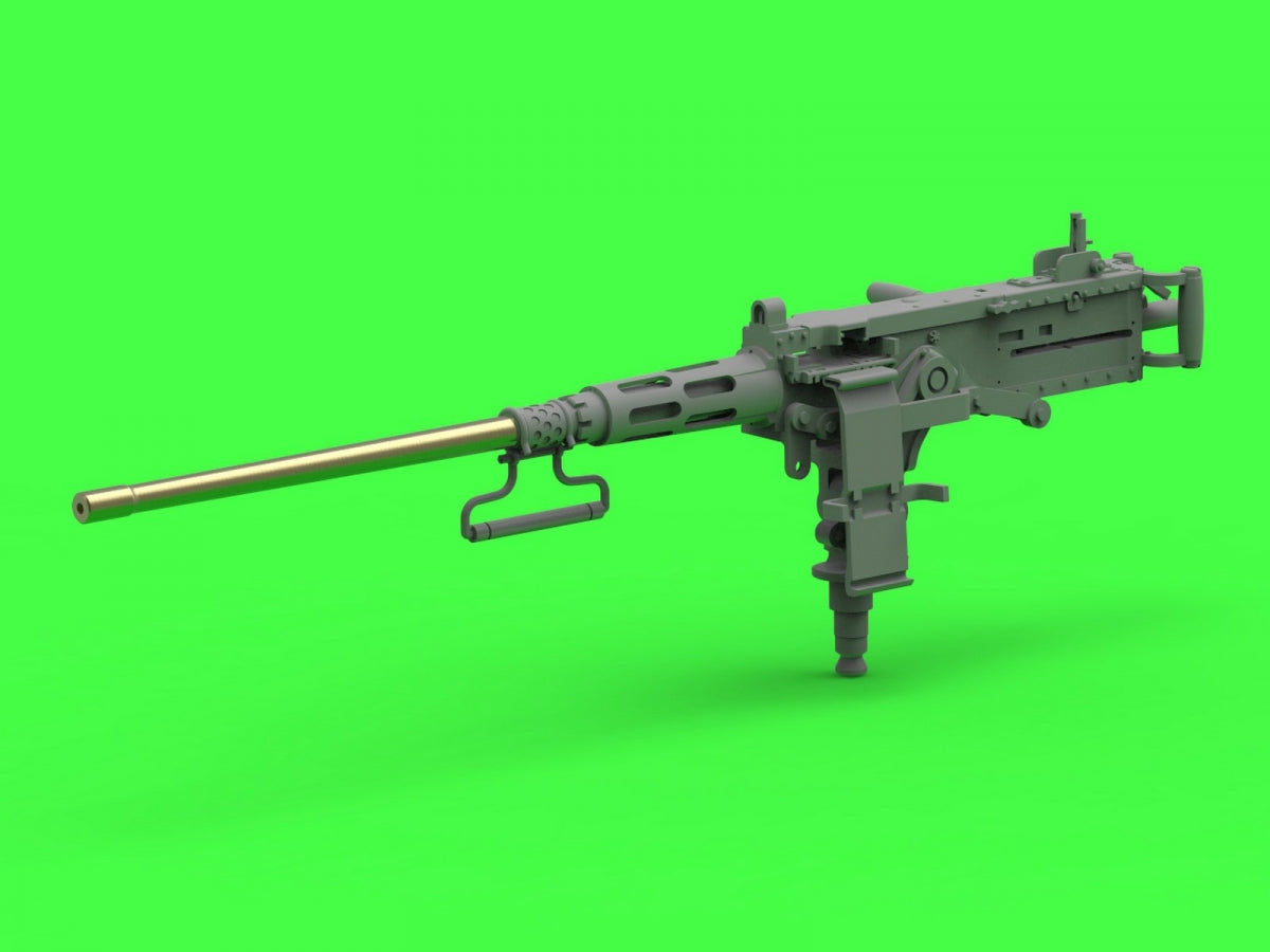 Maquette Master GM-35-069 Browning M2HB calibre .50 (12,7 mm) - mitrailleuse sur affût de char - début de la Seconde Guerre mondiale (berceau D69820 avec petite boîte à munitions D68375) 1/35 – image 11