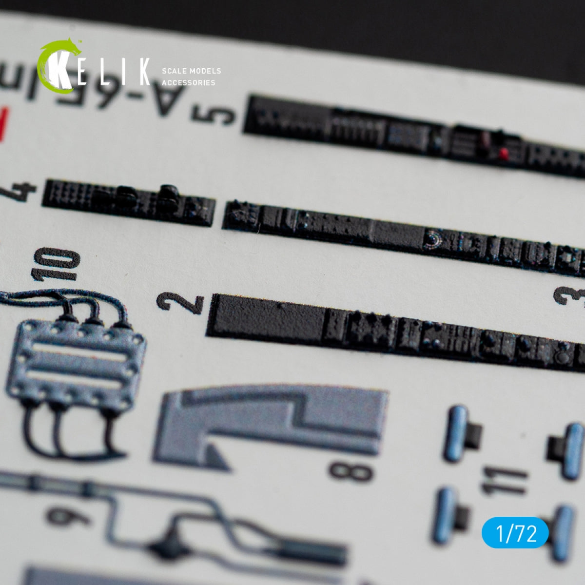 KELIK K72067 A-6E INTRUS INTERIEUR AUTOCOLLANTS 3D POUR KIT ITALERI 1/72 – image 6