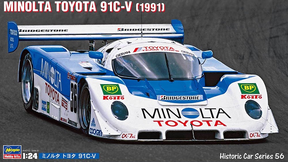 Hasegawa HC56 Minolta Toyota 91C-V 1/24 