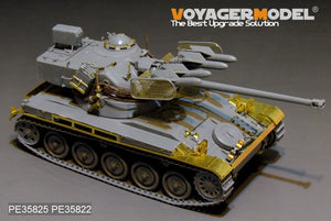 Maquette Voyager PE35825 AMX-13/75 français moderne avec missile antichar SS-11 (réservoir léger, lance-fumigènes et embase d&amp;#39;antenne inclus) pour TAKOM 2038 au 1/35 – image 2