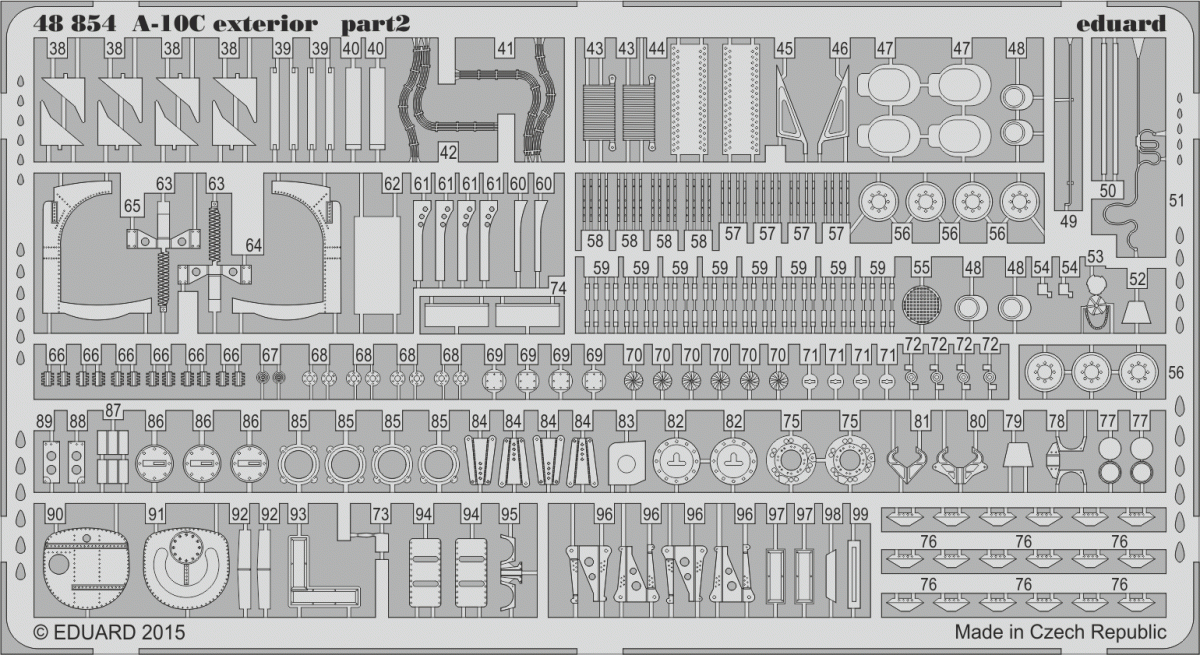 Eduard 48854 A-10C extérieur 1/48 ITALERI – immagine 2