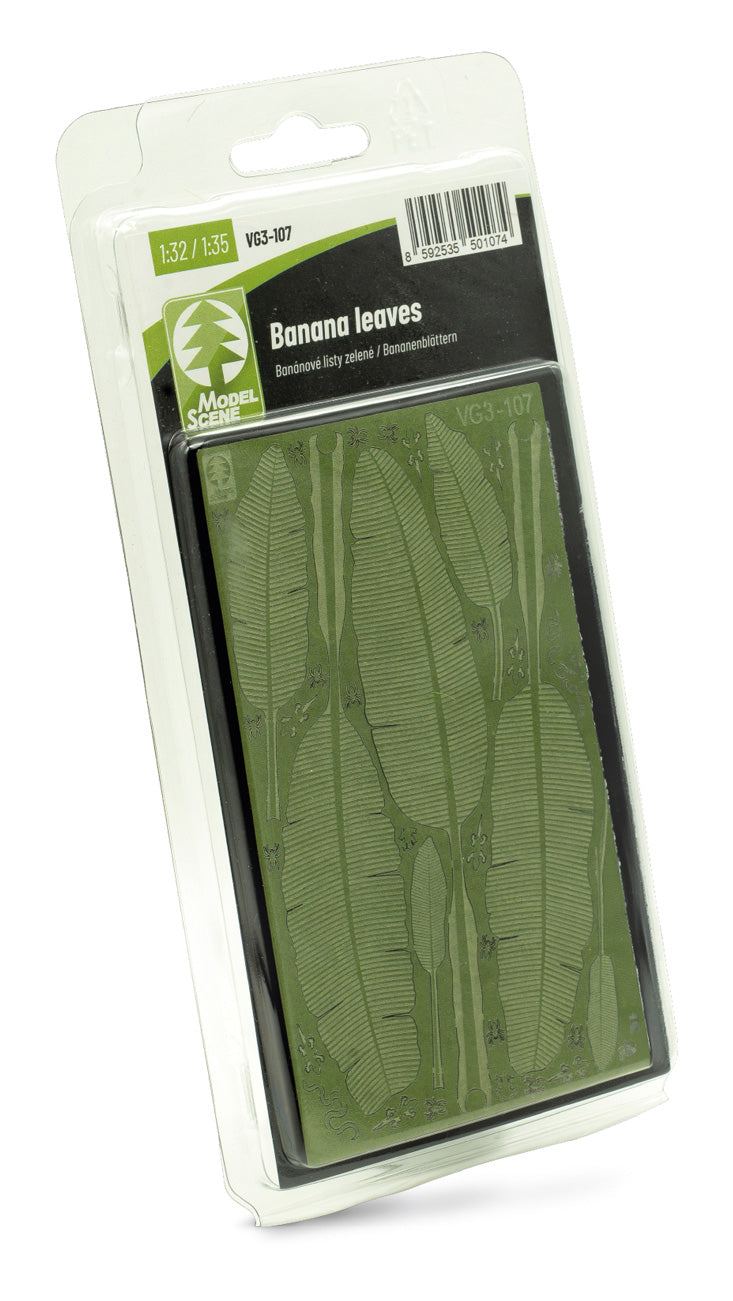 Model scene VG3-107 Banana Leaves 1/32 / 1/35