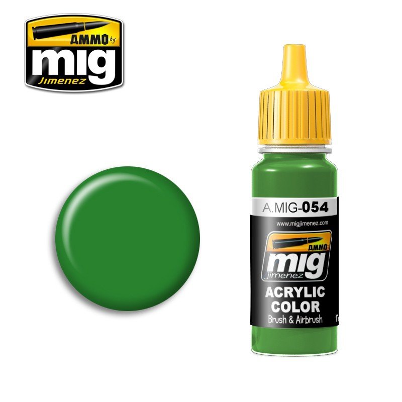 Munitions de Mig Jimenez 0054 VERT SIGNAL 17ml.