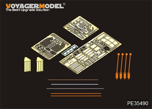 Maquette Voyager PE35490 Sd.Kfz.232 8 ROD allemand de la Seconde Guerre mondiale, version initiale pour AFV 35232, échelle 1/35