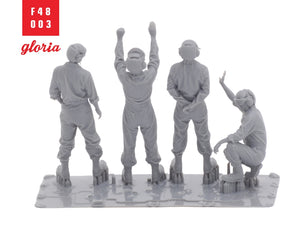 Gloria F48003 USMC Ground Crew 4 figurines imprimées en 3D 1/48 – Bild 7