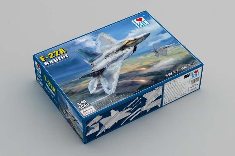 J&amp;#39;adore le kit 62801 F-22A Raptor au 1/48 – Bild 2