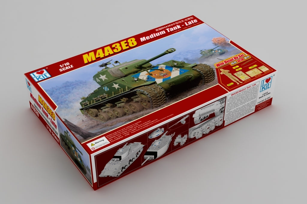 J&amp;#39;adore le kit 61620 M4A3E8 Char moyen - Version tardive 1/16 – imagen 2