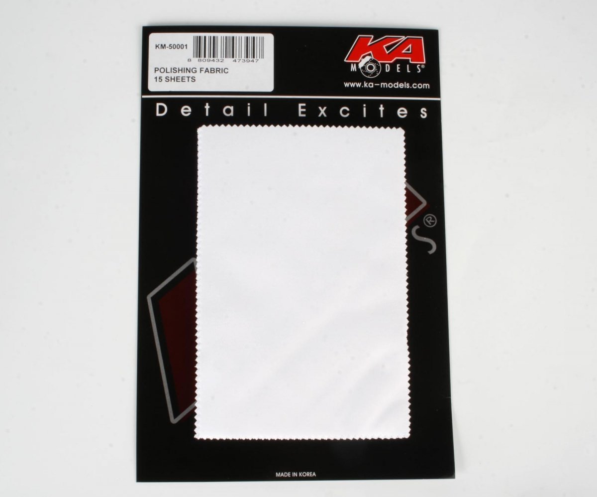 Tissu de polissage KA Models KM-50001 (15 feuilles) 
