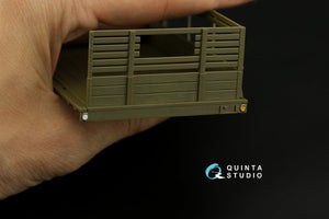 Intérieur imprimé en 3D et coloré sur papier décalcomanie (Tamiya) Quinta Studio QD35052 GMC CCKW 353 (cabine ouverte) 1/35 – immagine 6