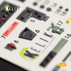 Décalcomanies 3D intérieures KELIK K32005 pour maquette Trumpeter au 1/32 – Bild 6