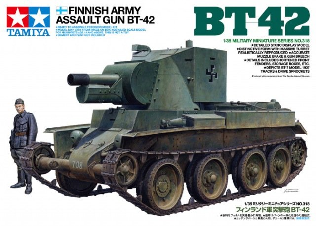 Tamiya 35318 Canon d&amp;#39;assaut BT-42 de l&amp;#39;armée finlandaise (1/35) – immagine 2