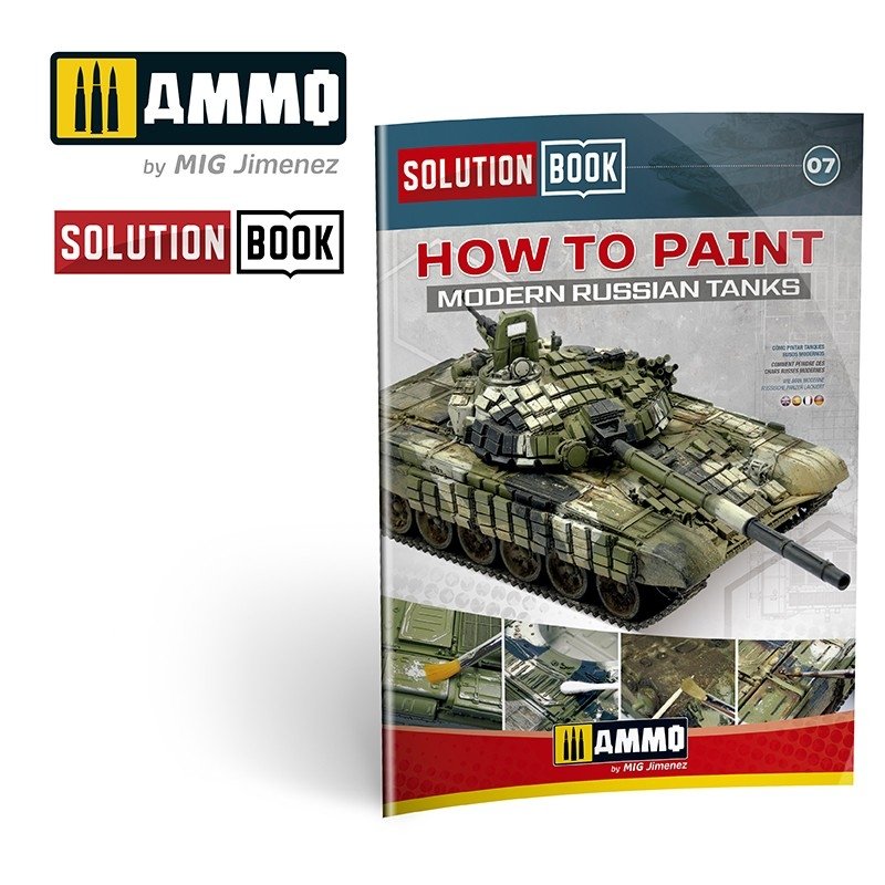 Solutions pour le Mig 6518 : Comment peindre des chars russes modernes (multilingue)