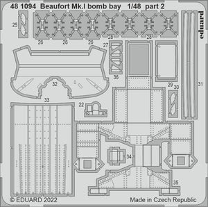 Eduard BIG49361 Beaufort Mk. I PARTIE II ICM 1/48 – immagine 2