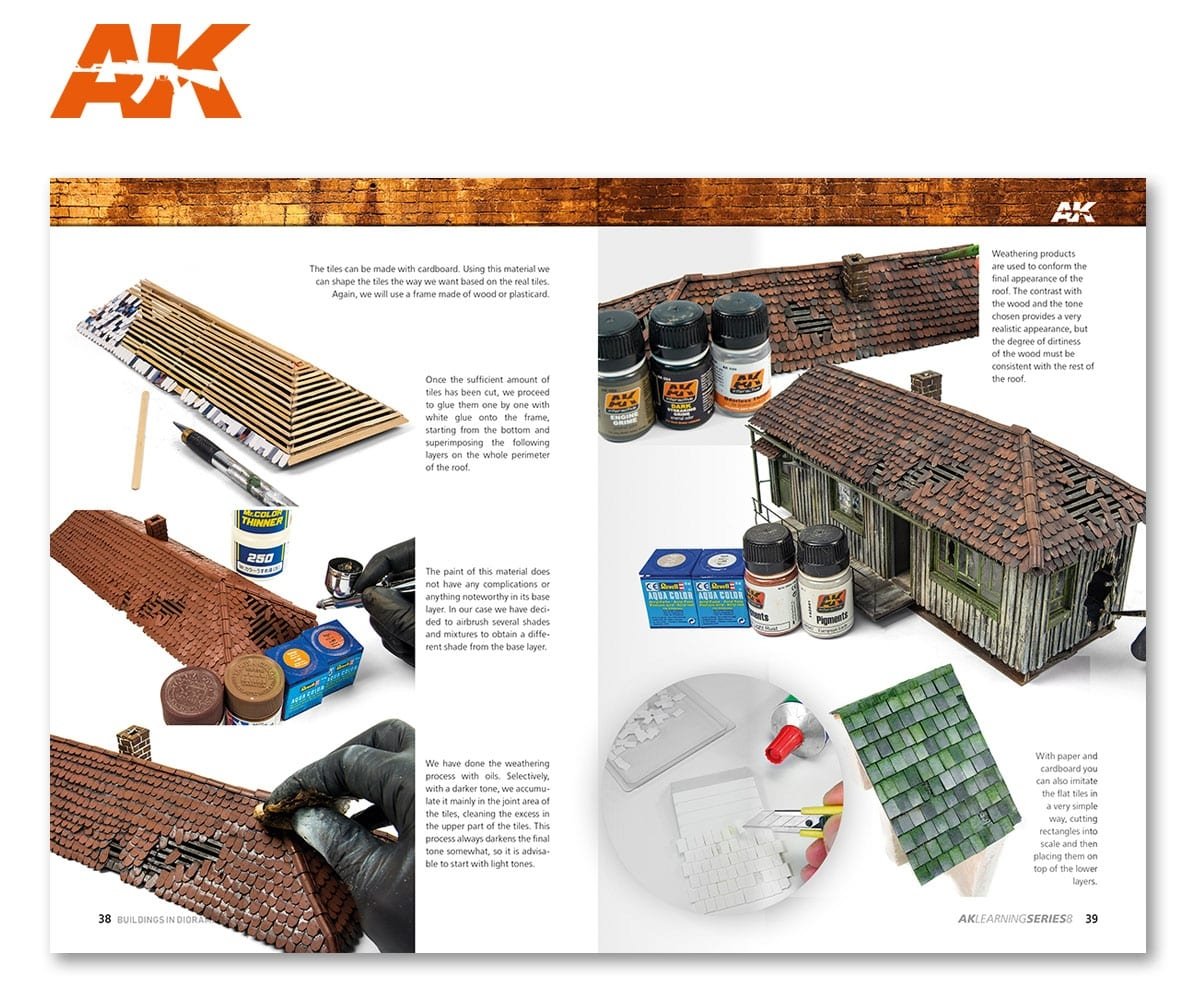 AK Interactive AK256 AK LEARNING 09 : LE GUIDE ULTIME POUR CRÉER DES BÂTIMENTS DANS DES DIORAMAS (Anglais)  – imagen 6