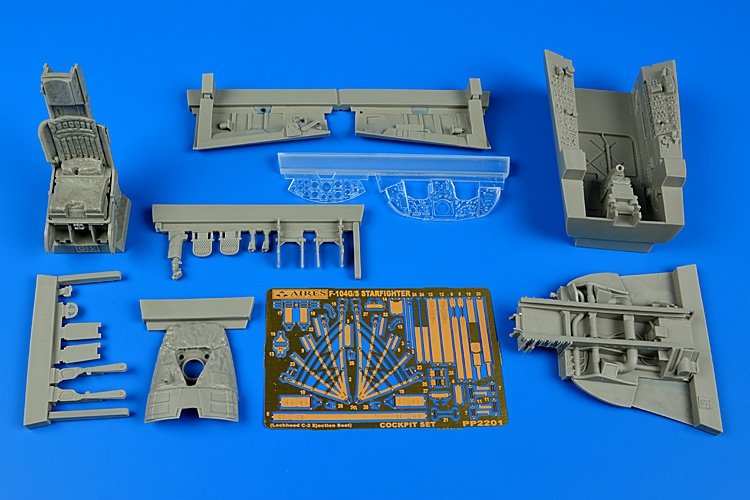Ensemble cockpit Aires 2201 F-104G/S Startfighter (siège C2) 1/32 ITALERI