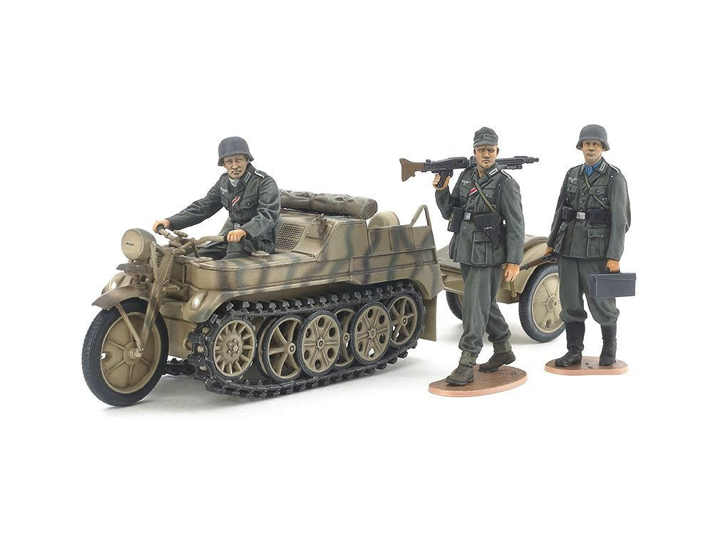 Tamiya 35377 allemand Sd.Kfz.2 Kettenkraftrad mi-production 1/35