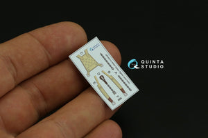 Intérieur imprimé en 3D et coloré sur papier décalcomanie Quinta Studio QD48230 Fiat CR.42 (Italeri) 1/48 – Bild 4